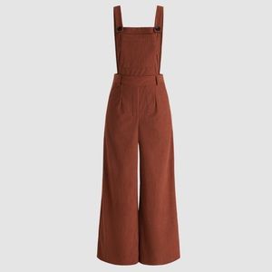 Burnt Orange Corduroy Overalls Size Medium